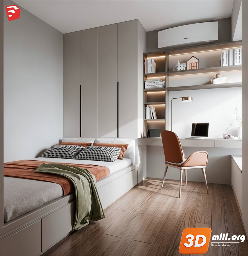 Children Room Scenes Skp FIles 